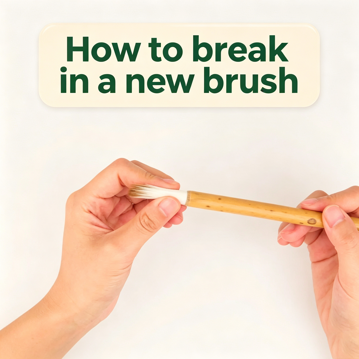 How to Break in a Calligraphy Brush