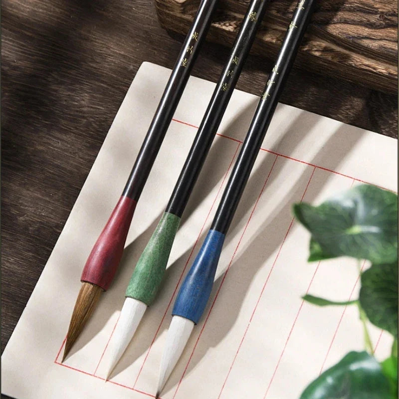 Chinese calligraphy brushes