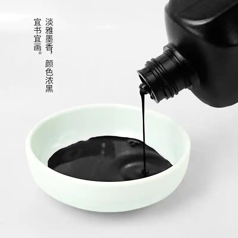 Chinese calligraphy ink and color