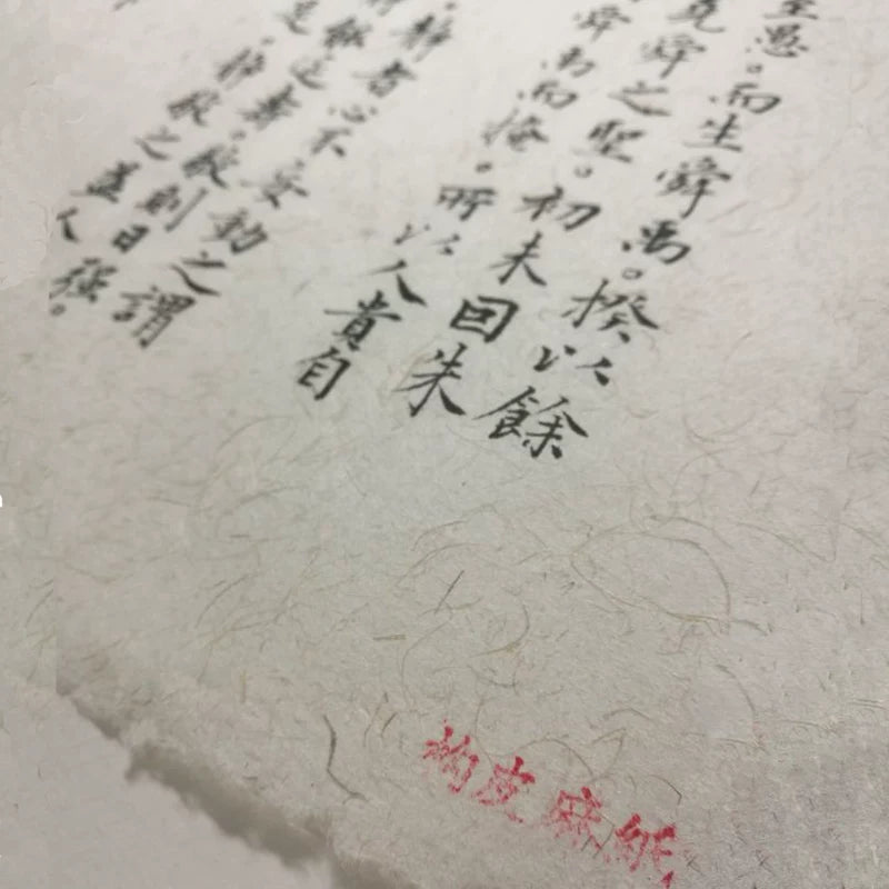 Mulberry Bark & Jute Xuan Paper - Semi-Sized Calligraphy Rice Paper