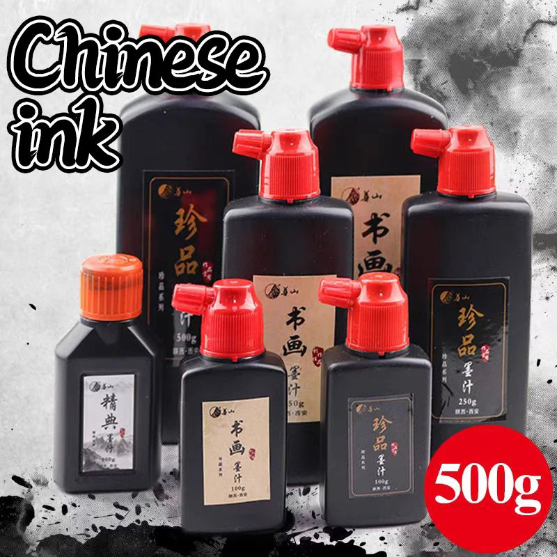 Sumi Liquid Ink for Chinese Calligraphy & Brush Painting