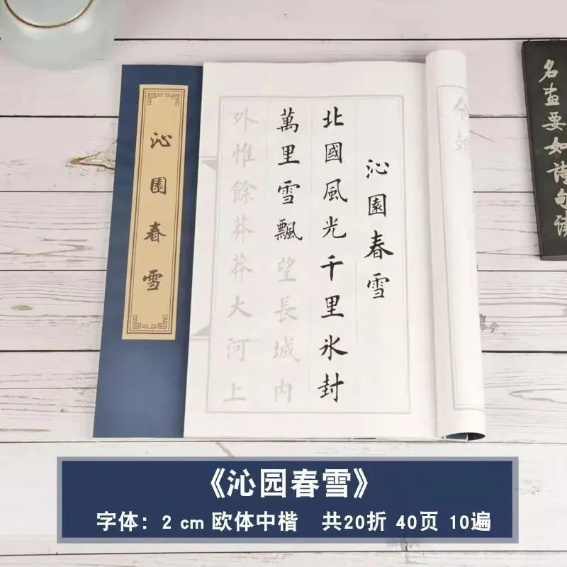 Regular Script Calligraphy Copybook – Shou Jinti Practice