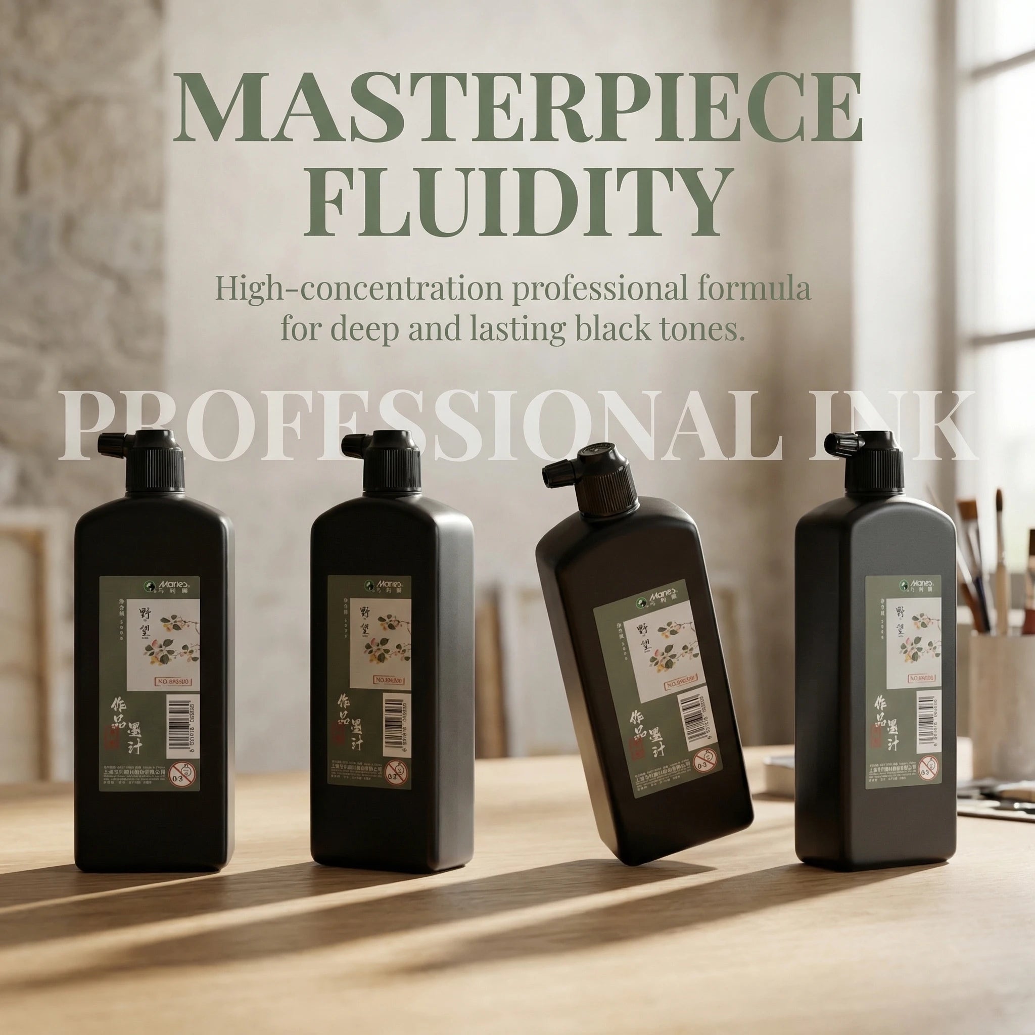 Marie's 1PC 100g/250g/500g Super Thick Chinese Ink