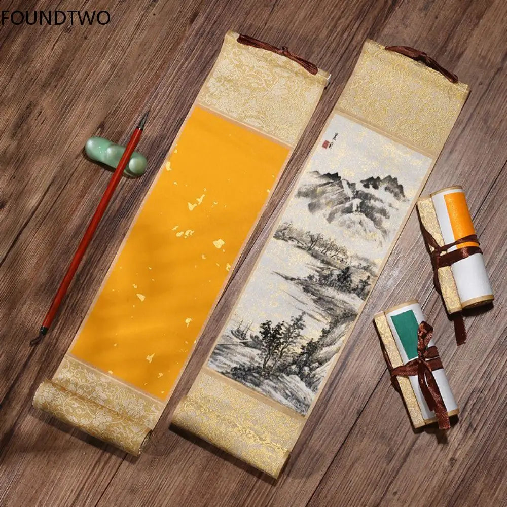 Blank Rice Paper Hanging Scroll for Calligraphy & Painting