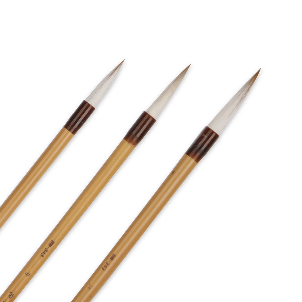 3pcs Professional Chinese Korean Calligraphy Brushes Set