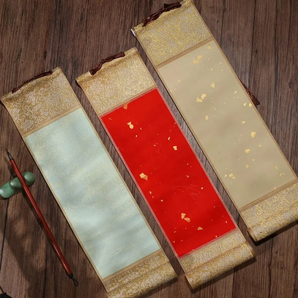 Blank Rice Paper Hanging Scroll for Calligraphy & Painting