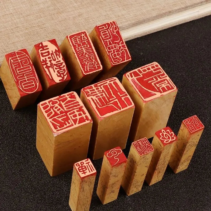 Buddha Statue Stone Stamp Seal – Calligraphy & Painting