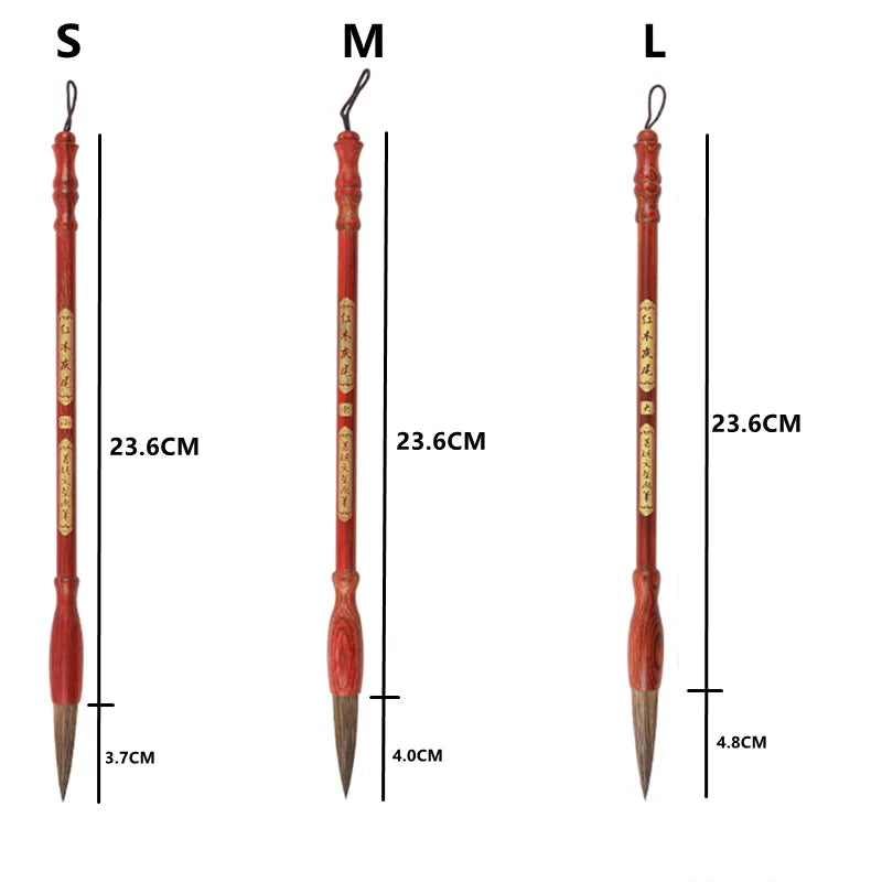 3-Piece Chinese Calligraphy Brush Set – Writing & Painting