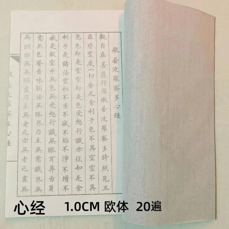 Regular Script Calligraphy Copybook – Shou Jinti Practice