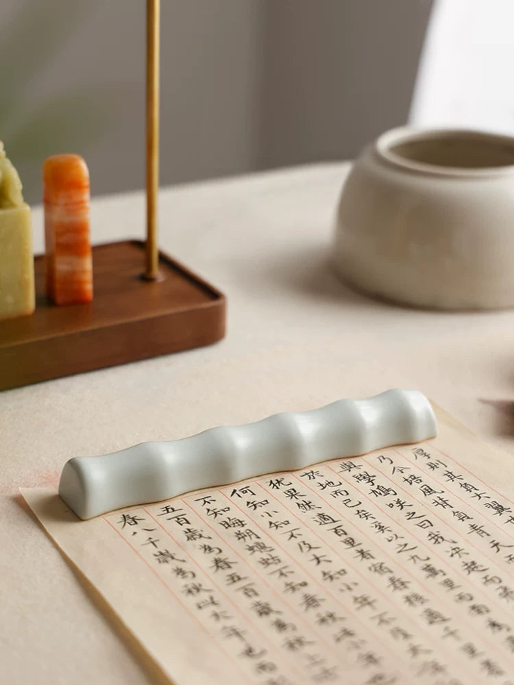 Bamboo Brush Rest – Chinese Calligraphy Brush Holder for Writing Practice packaging - Generic