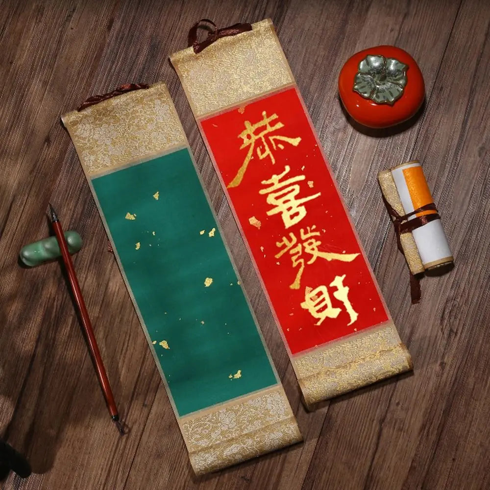 Blank Rice Paper Hanging Scroll for Calligraphy & Painting - Hanging Scrolls by BrushPaper (view 2)