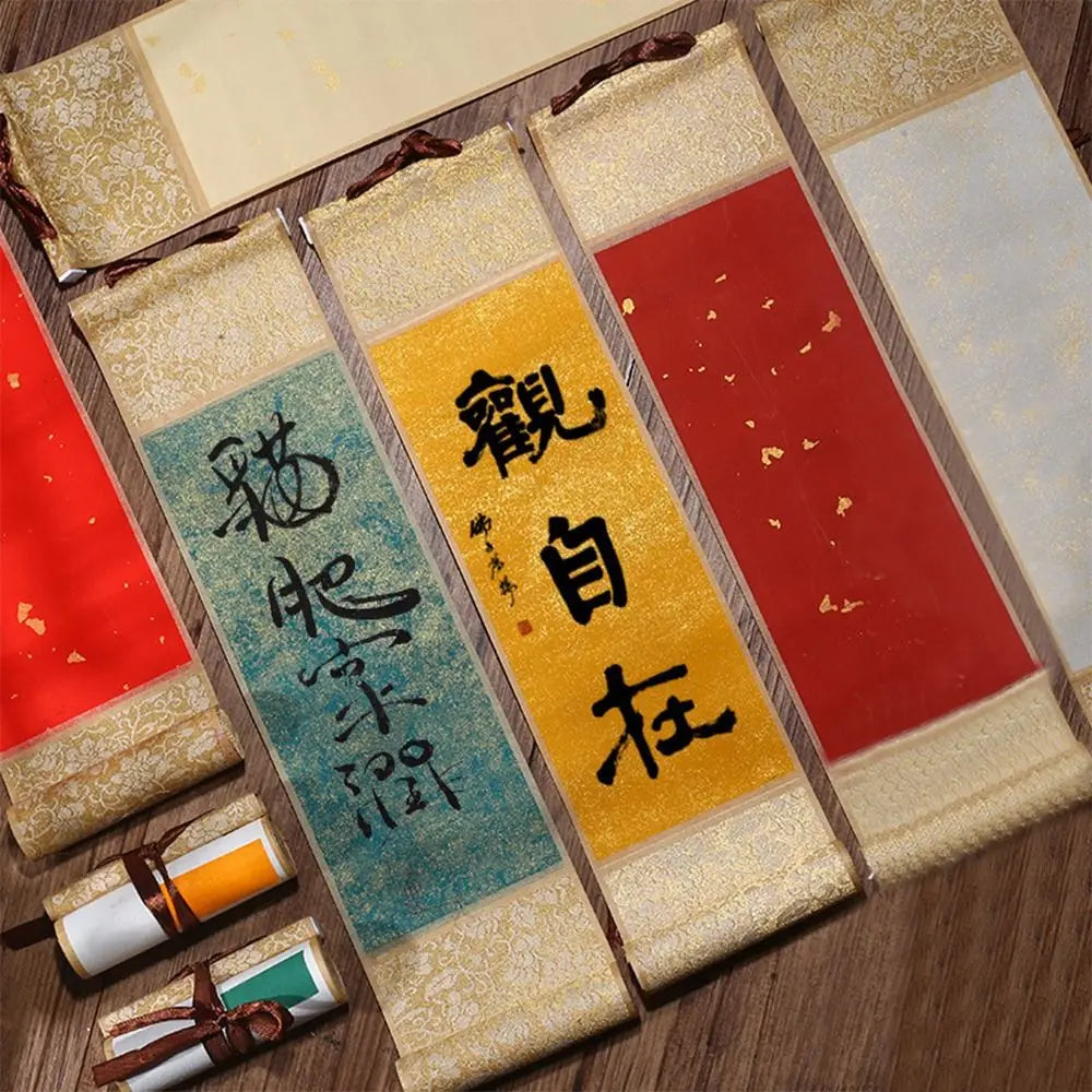 Blank Rice Paper Hanging Scroll for Calligraphy & Painting - Hanging Scrolls by BrushPaper (view 3)