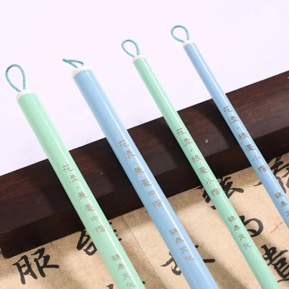 Wolf hair calligraphy brush for scripture copying and regular script
