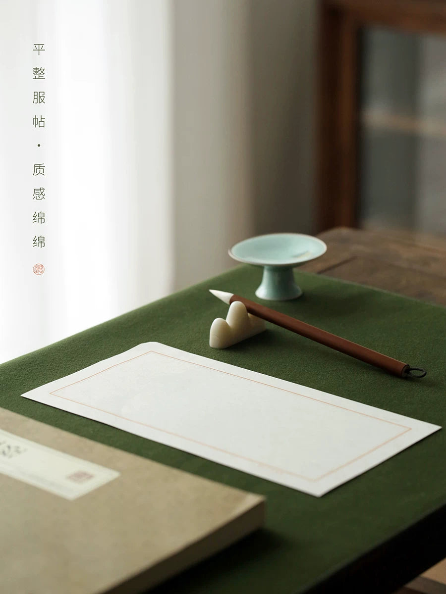 Chinese Calligraphy Felt Mat – Washable Painting Underlay side view - Chinese Calligraphy Accessories by Wen Xin Tang (問心堂)