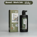 Super thick Chinese ink 250g bottle for calligraphy and meticulous painting