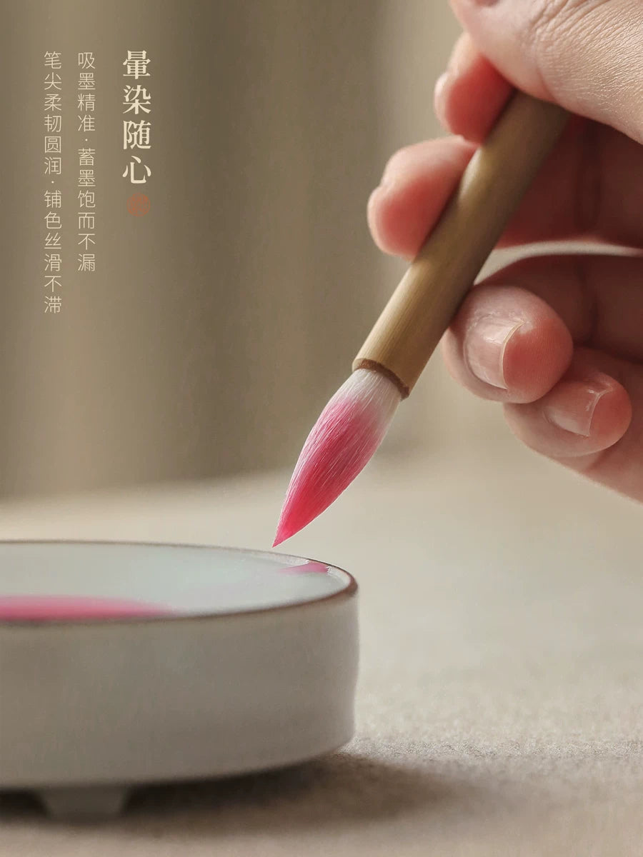 Chinese Painting Brushes for Beginners – Gongbi & Sumi-e, 7 Styles packaging - Chinese painting brush by Wen Xin Tang (问心堂)