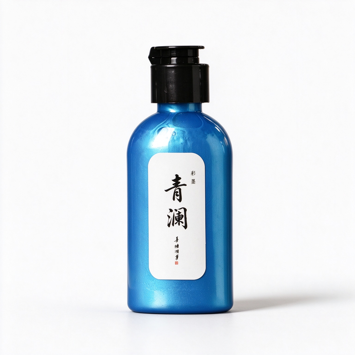 Chinese Pearlescent Ink for Chinese calligraphy and painting close-up detail - Chinese Calligraphy Ink by Shanlian Hubi
