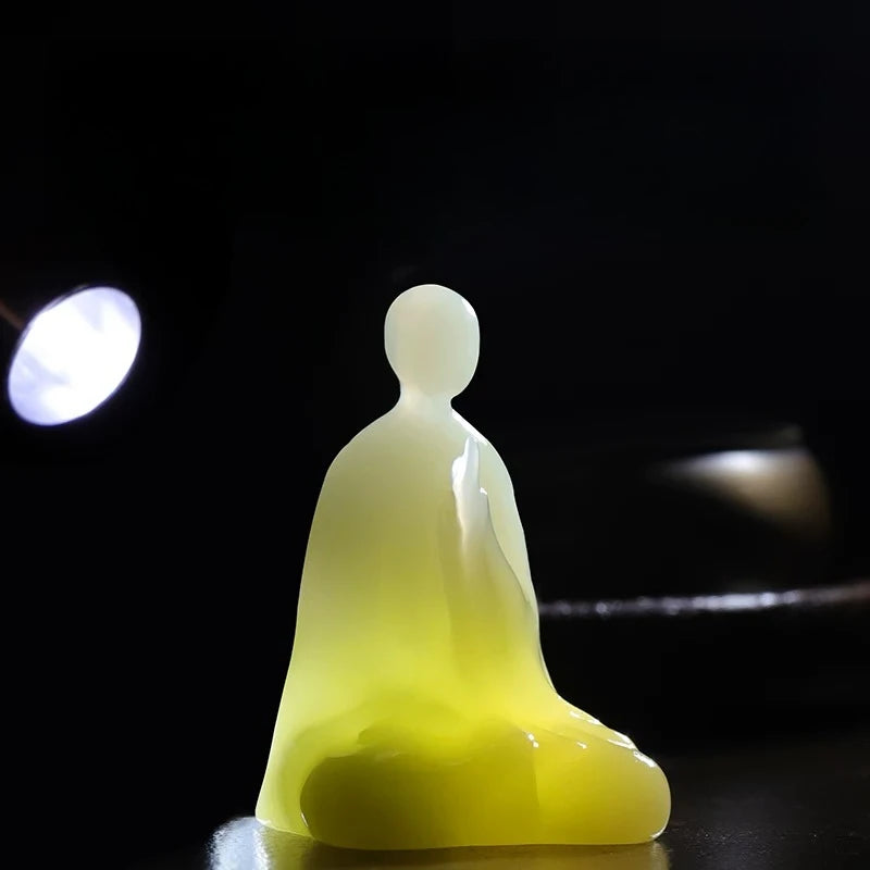 Natural Jade Buddha Statue | Feng Shui Home Decor Ornament