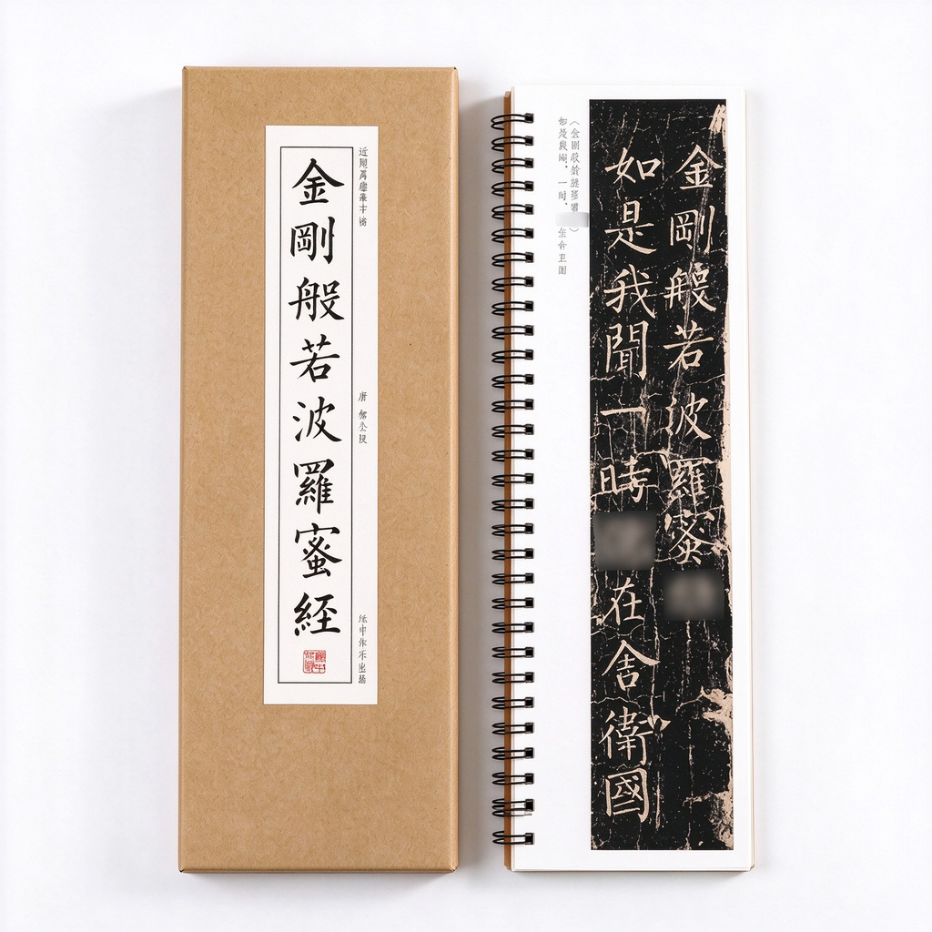 Chinese Calligraphy Copybook – Liu Gongquan Diamond Sutra (柳公权金刚经), Regular Script