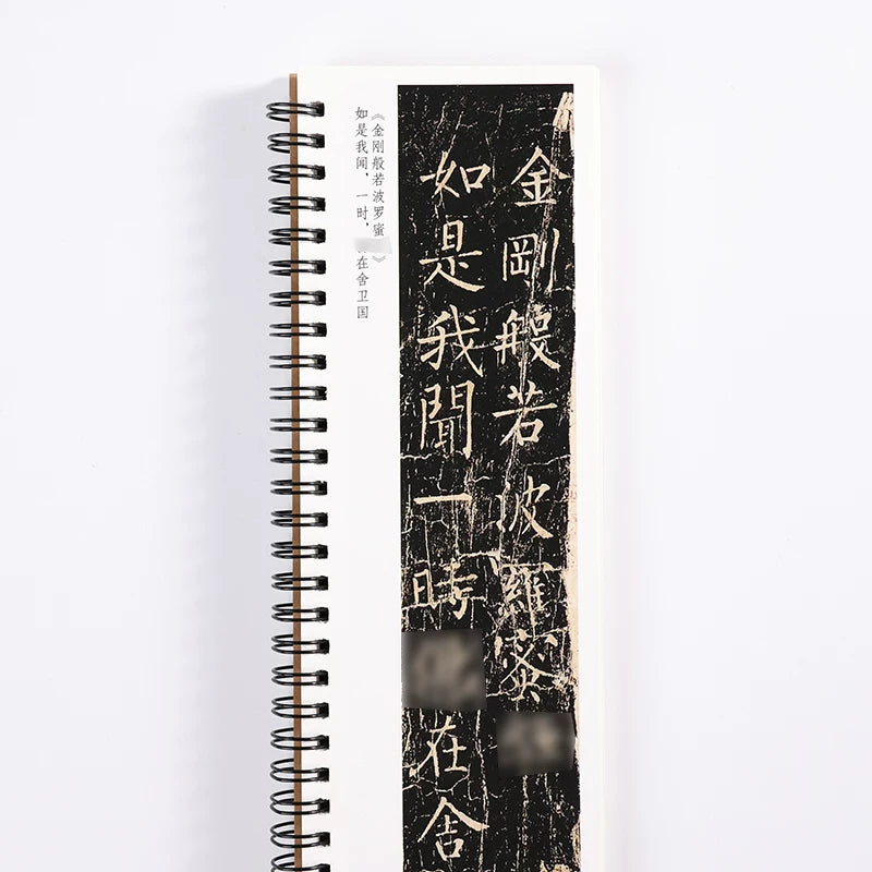 Liu Gongquan Diamond Sutra Regular Script Calligraphy Copybook side view - Calligraphy Copybook by Generic
