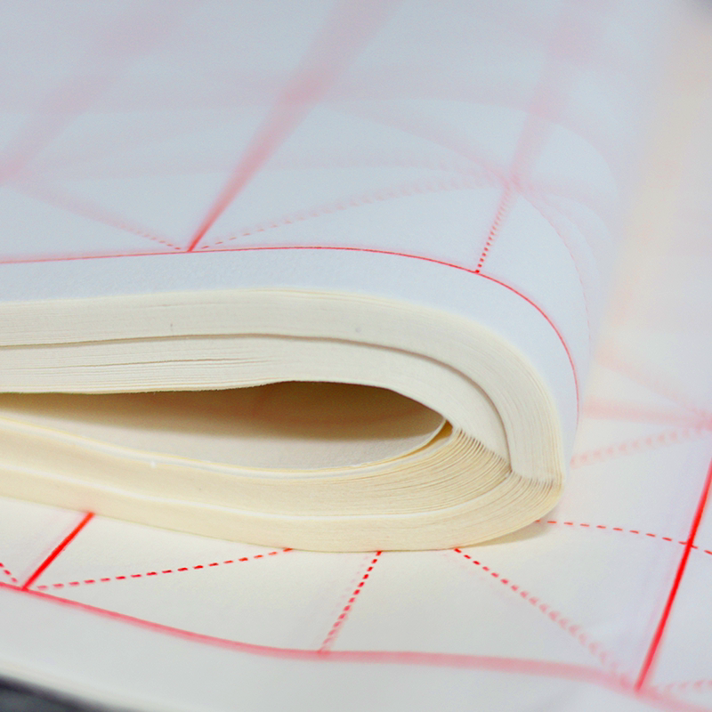 Mi Zi Ge Grid Xuan Paper for Chinese Calligraphy Practice packaging - Chinese Xuan Paper by Red Star (紅星)