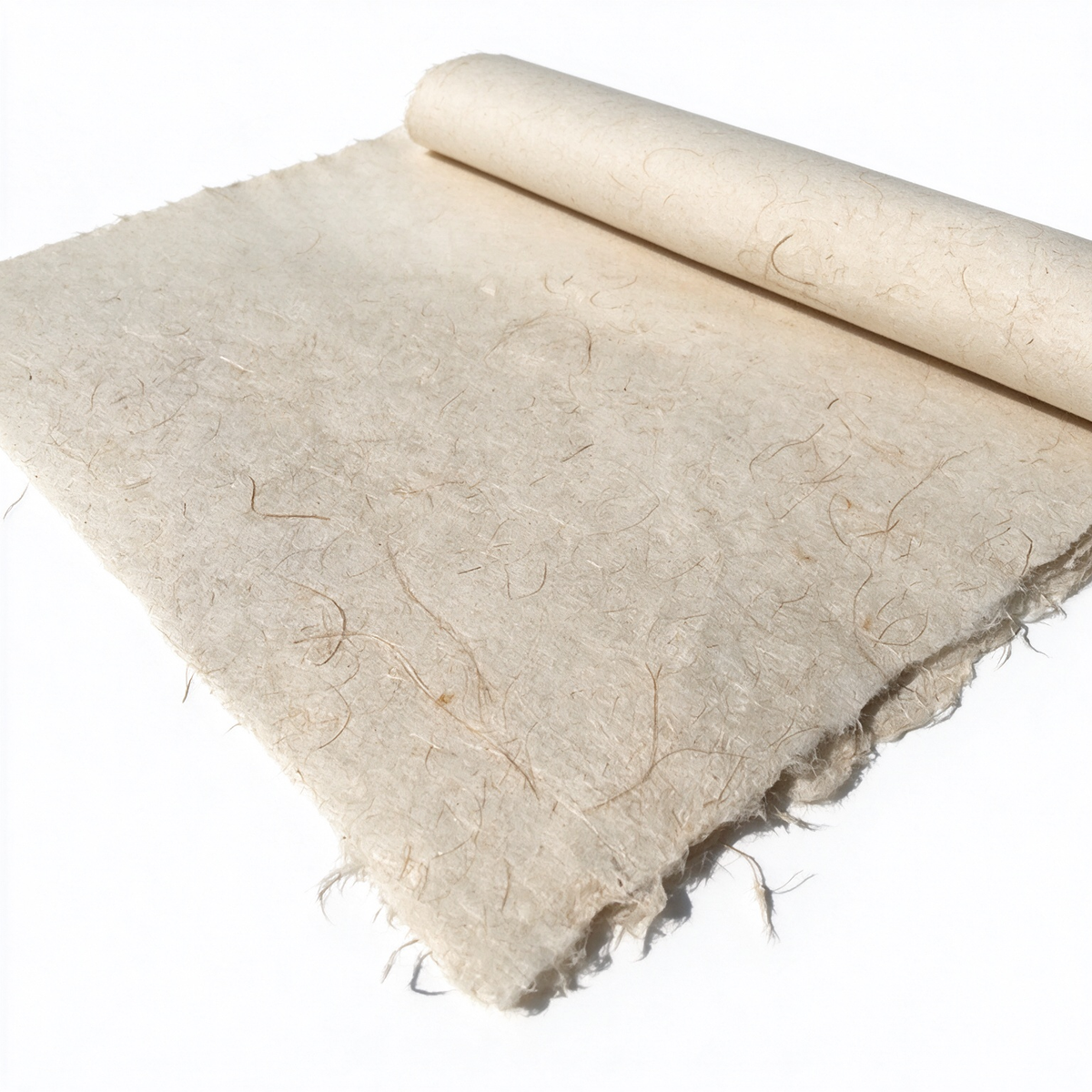 Mulberry Bark & Jute Xuan Paper - Semi-Sized Calligraphy Rice Paper side view - Calligraphy Paper by Generic