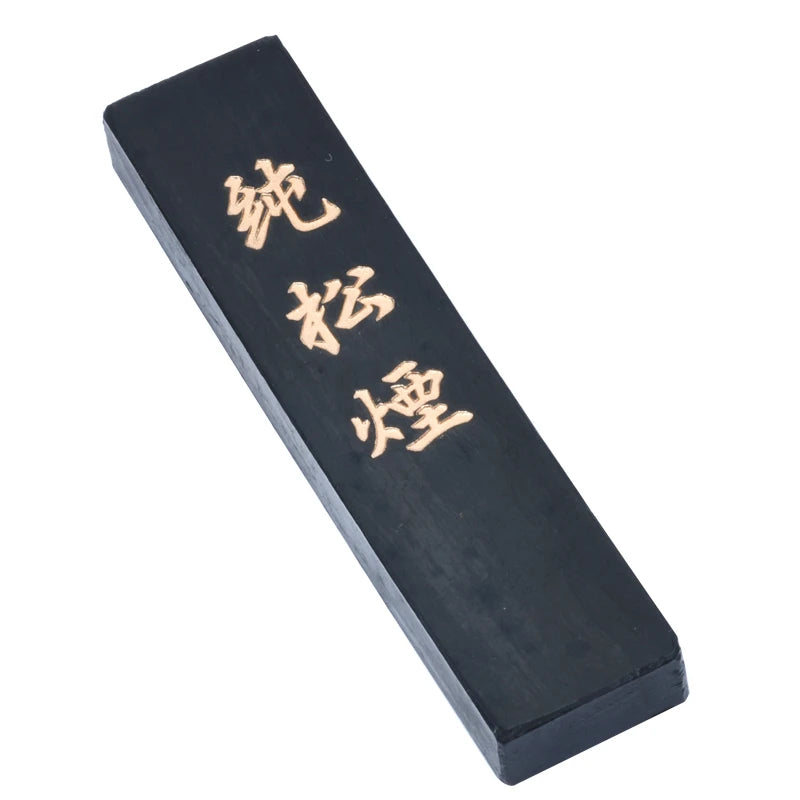 Pine smoke ink stick used for traditional Chinese calligraphy writing