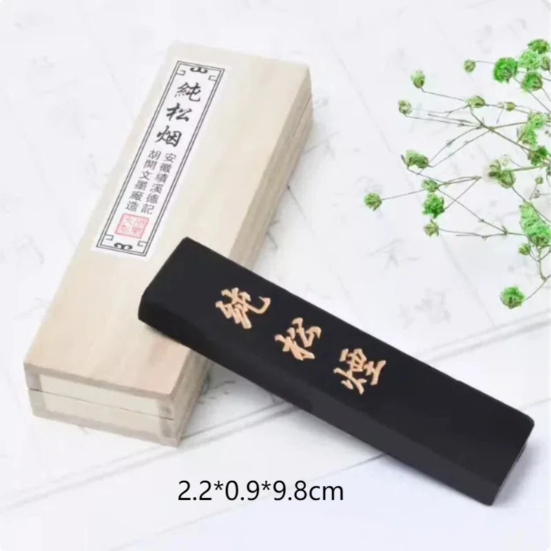 Handmade pine smoke ink stick with natural fragrance for calligraphy practice