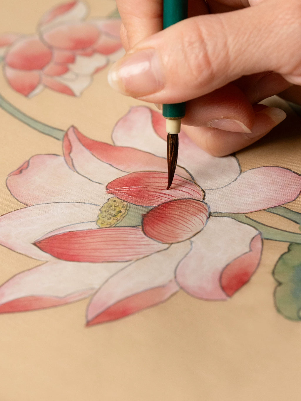 Pure Mulberry Silk Sized Painting Silk for Gongbi and Calligraphy packaging - Painting Silk by Shanlian Hubi (善琏湖笔)