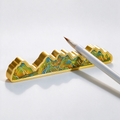 Rongbaozhai Brass Brush Rest – Chinese Painting Gift Set