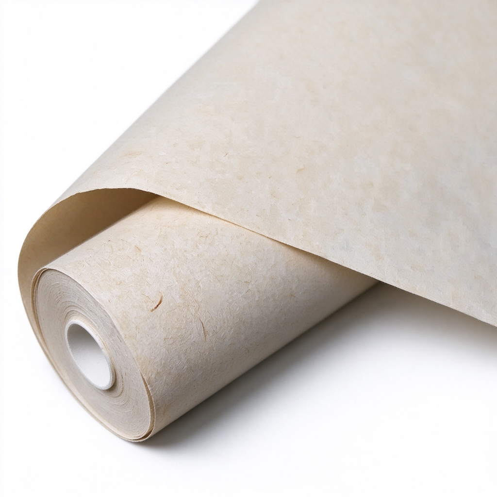 Red Star Chinese Calligraphy Paper Roll – Thickened Mulberry Bark & Hemp