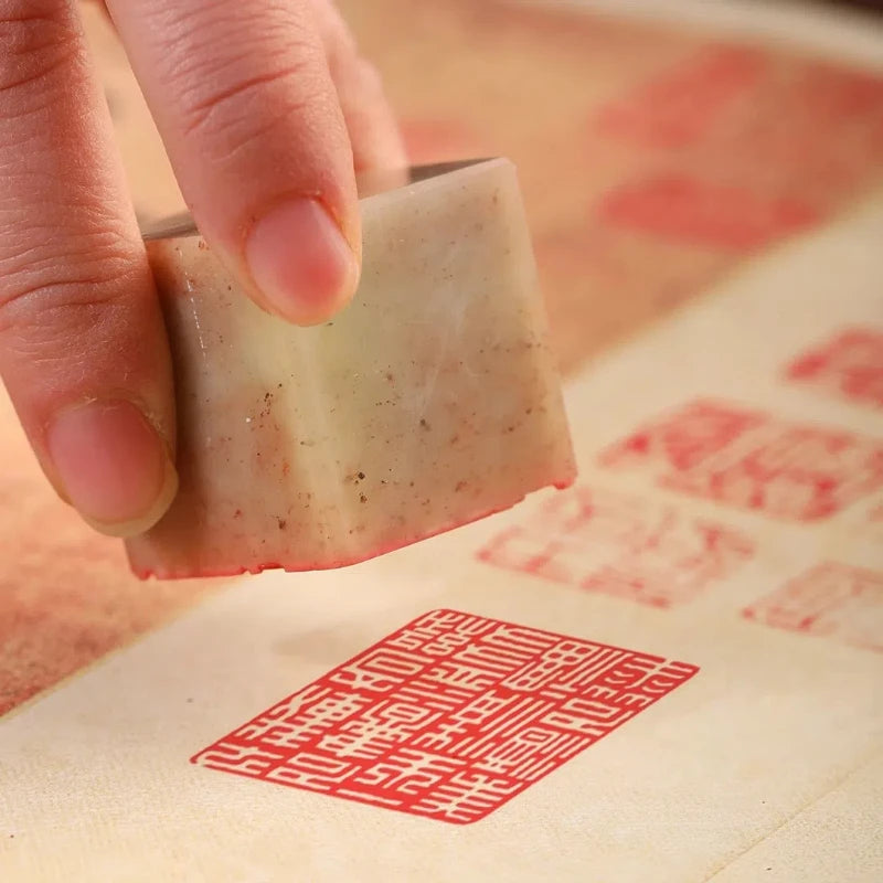Shoushan Stone Custom Stamp Seal – Personalized Name & Poetry - BrushPaper.com (view 5)