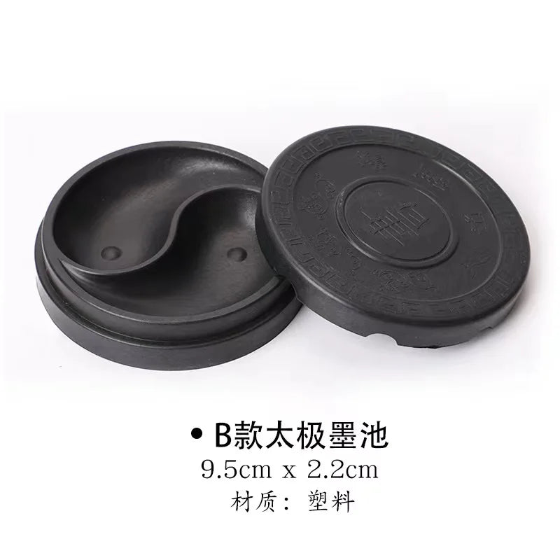 Tai Ji ink tray size reference for Chinese calligraphy practice