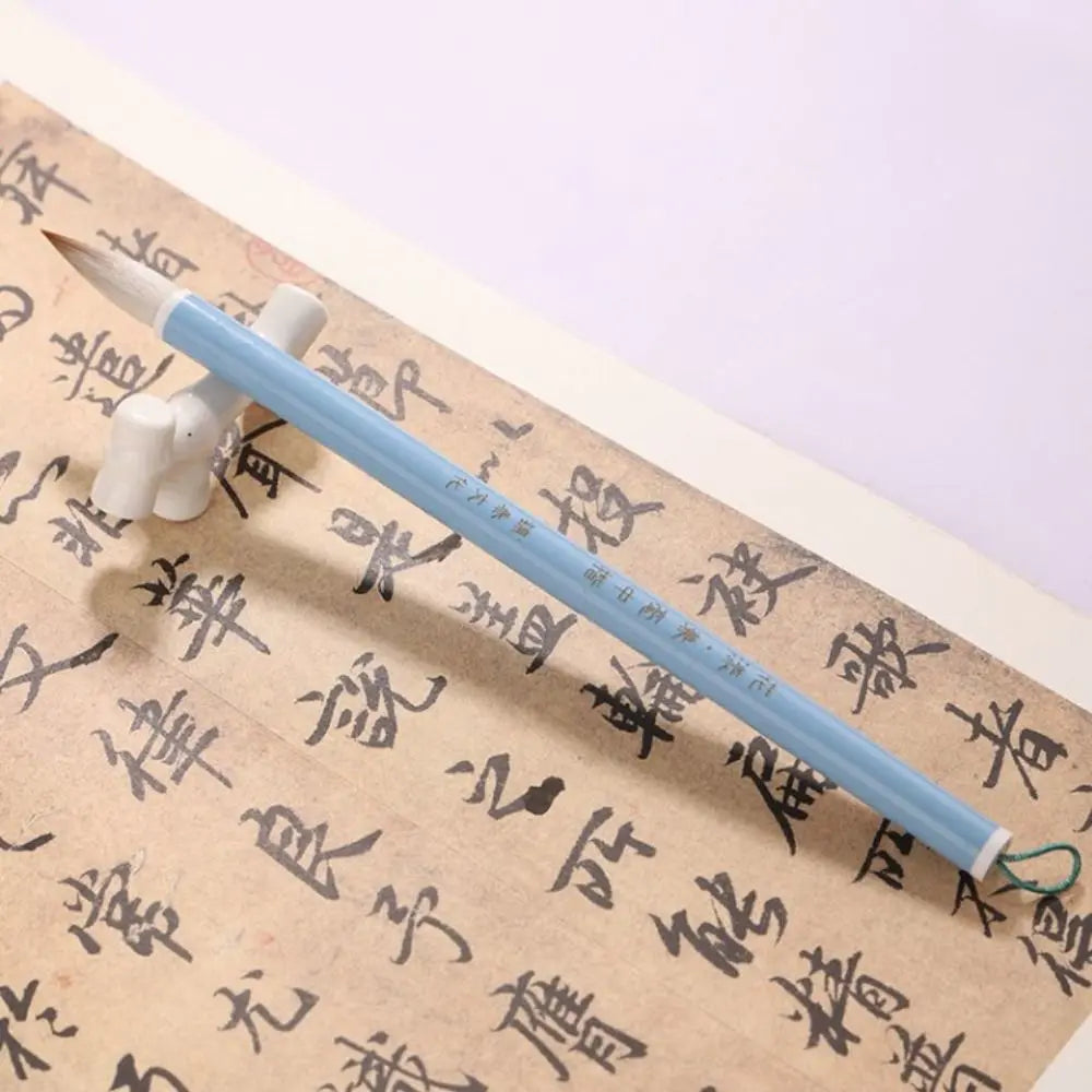 Wolf hair calligraphy brush for small regular script Chinese calligraphy
