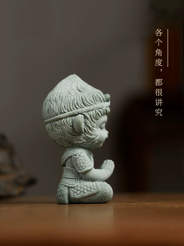 Wukong Figurine – Desk Paperweight & Study Decor Gift texture detail - Decorative Figurine by Generic