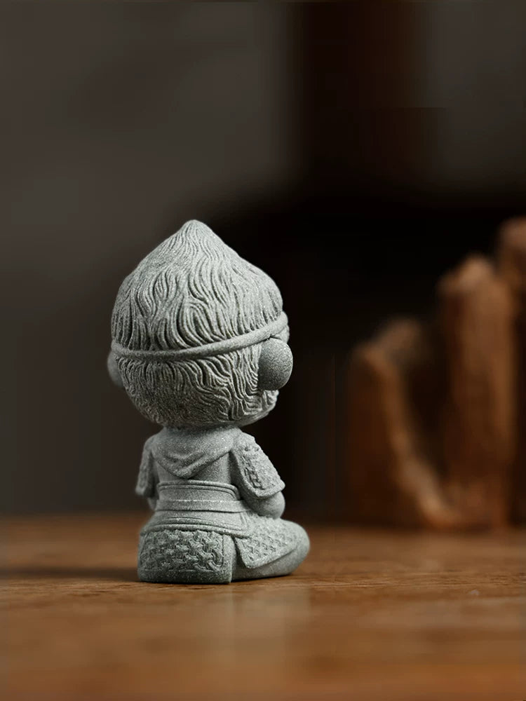 Wukong Figurine – Desk Paperweight & Study Decor Gift close-up detail - Decorative Figurine by Generic