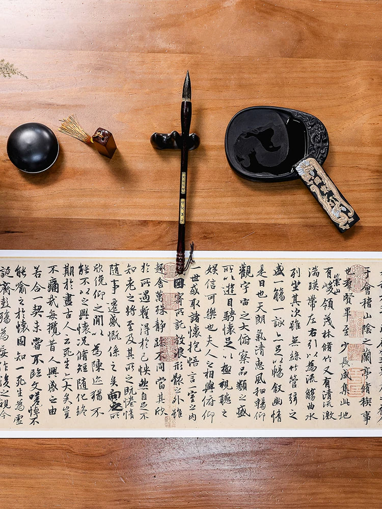 Xiling Yingshe Calligraphy Gift Set close-up detail - Calligraphy Sets by Xiling Yinshe (西泠印社)