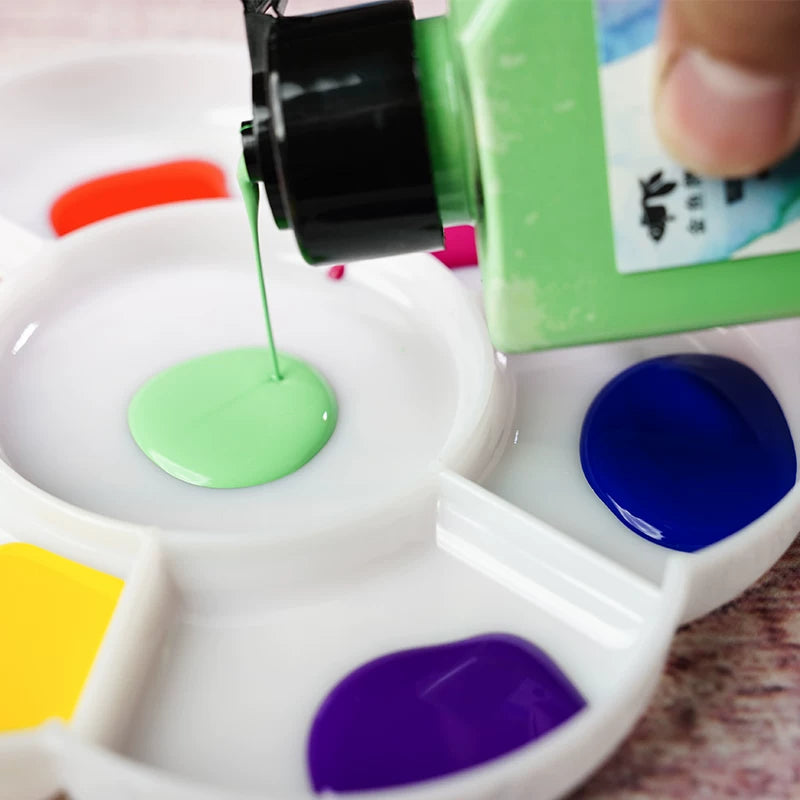 Yidege Chinese Colored Ink for Brush Calligraphy and Sumi-e Painting, 100g close-up detail - Chinese Calligraphy Ink by