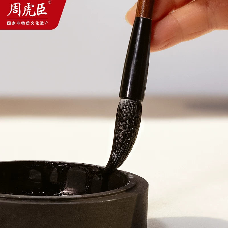 Zhou Huchen Calligraphy Brush Set – (Beginner to Advanced) texture detail - Calligraphy Brushes by Zhou Huchen (周虎臣)