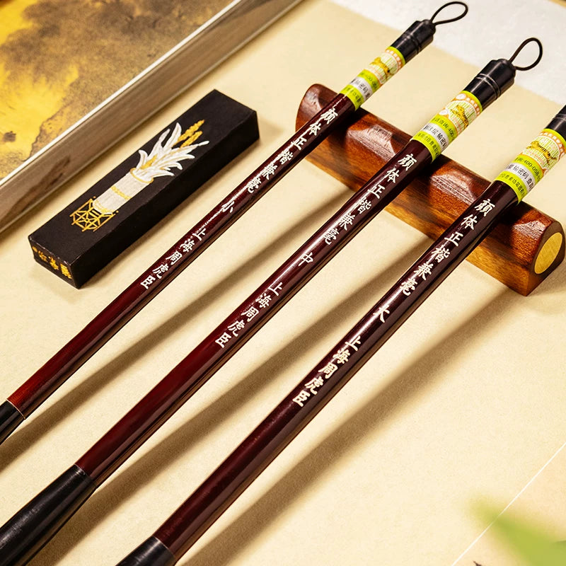 Zhou Huchen Yanti Regular Script Mixed-Hair Calligraphy Brush – Practice Brush for Students & Beginners - Zhou (view 6)